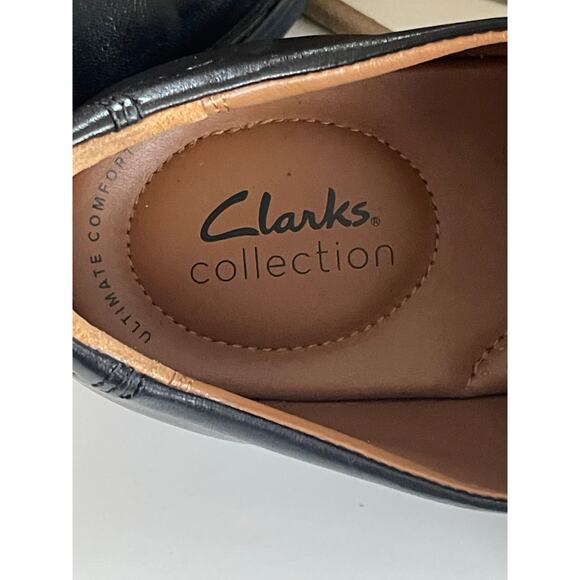 Clarks Tilden Cap Men’s Oxford Black Leather Suze 11.5 Wide main image 9